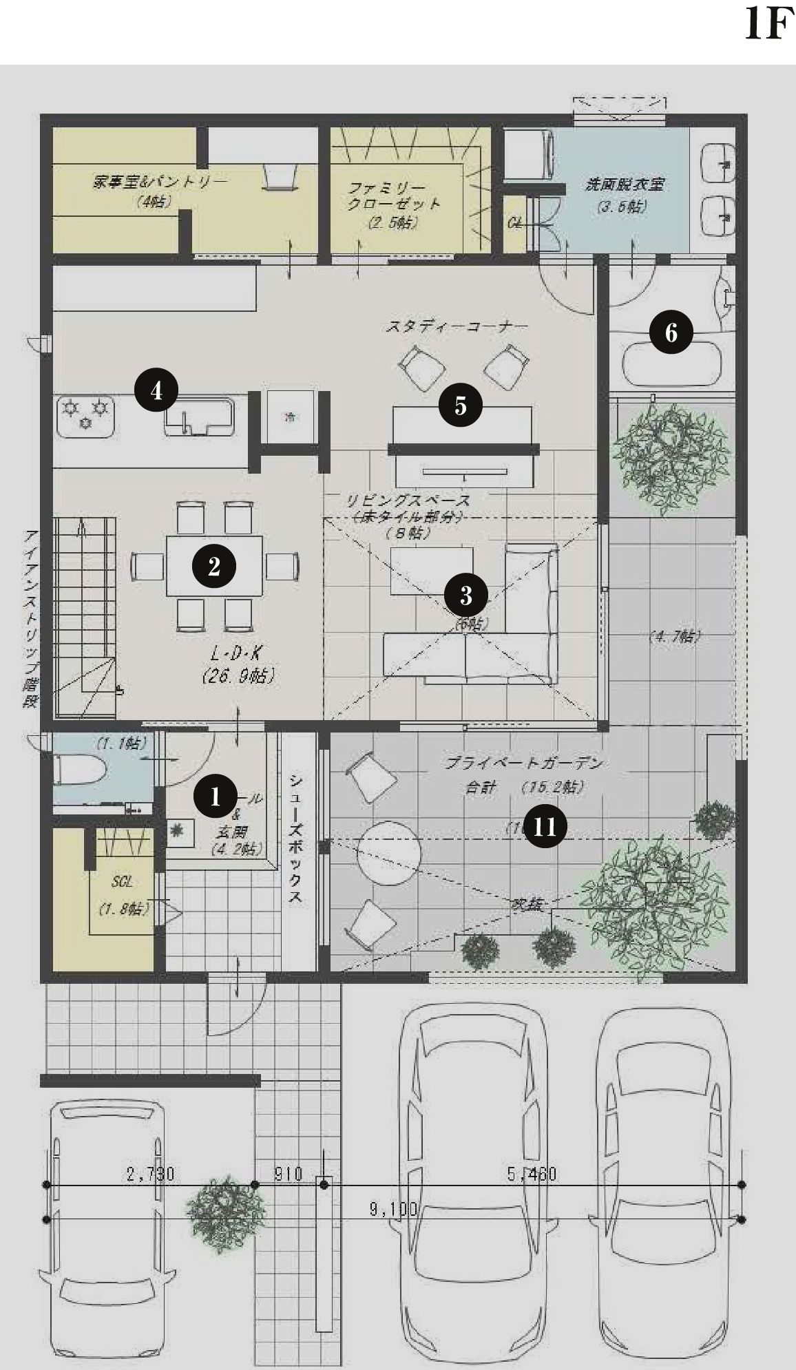 1F間取り図